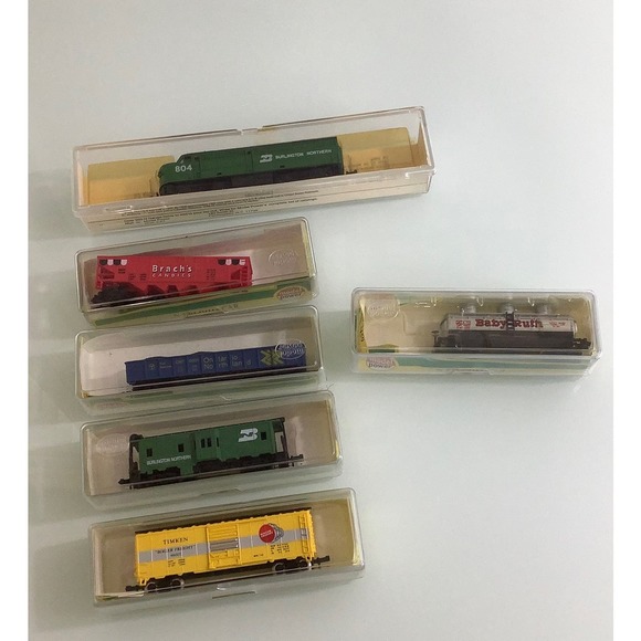 Model Power Loco Alco FA-2 & 5 N Freight Car N Scale trains NIB - Picture 1 of 5